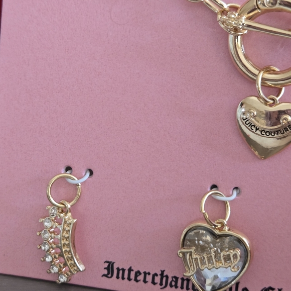JUICY COUTURE Charm Necklace and Crown Earrings - Picture 9 of 14
